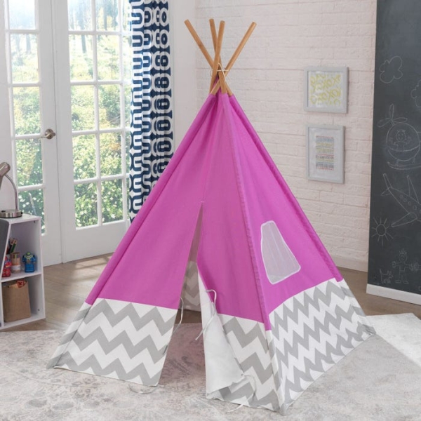 Kidkraft Play Tent Pink with Gray Offer at PLUSTOYS
